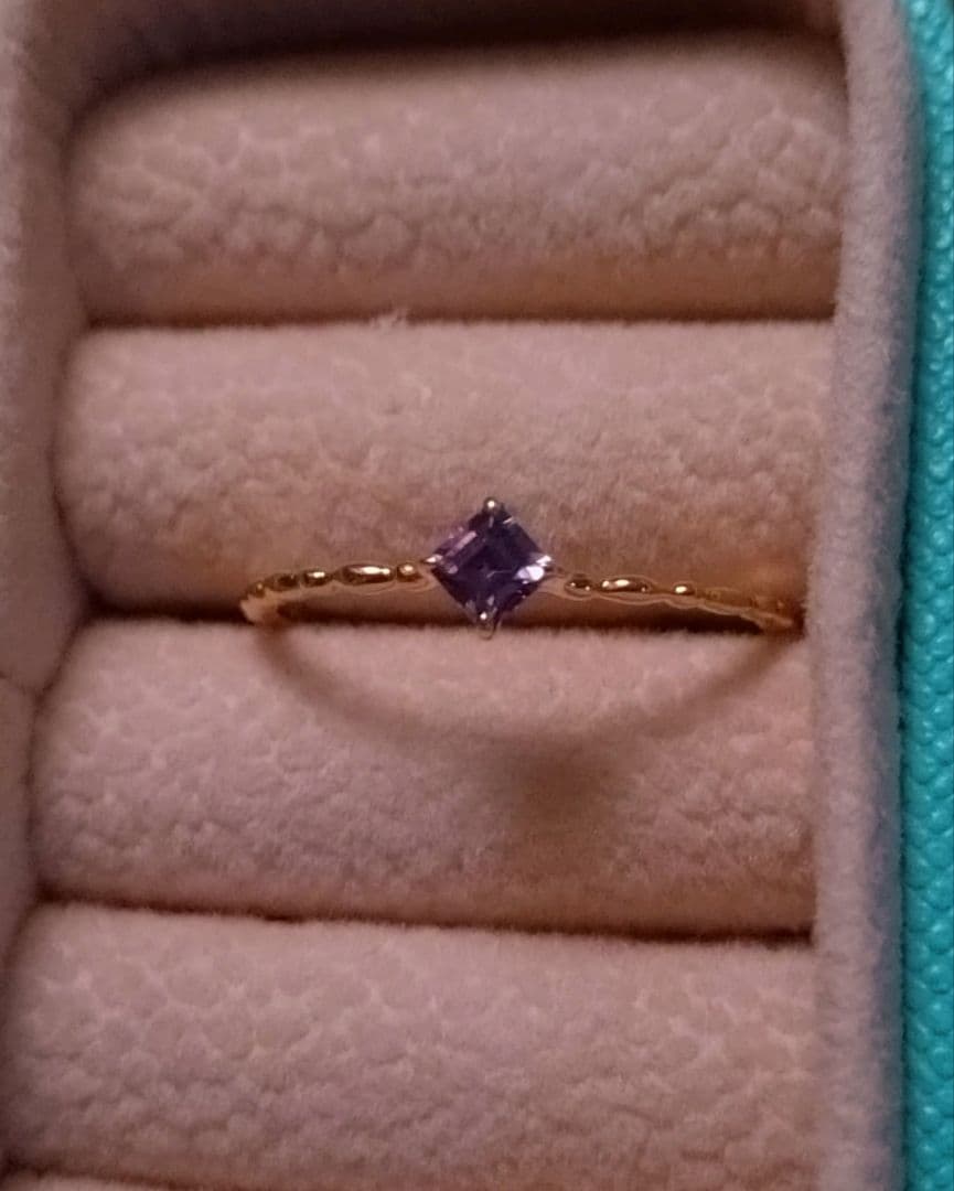 アレキサンドライト K18リング 13号