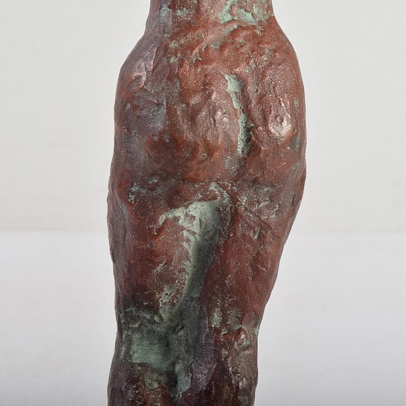 ブロンズ　山脇正邦作　「創造」　裸婦像　高さ約31㎝　共箱　D　R9123B