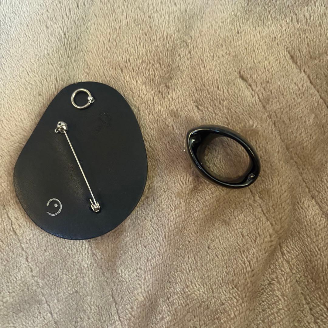 キラリ/他者購入発送不可/作家 坂本これくしょん ブローチ 指輪 セット