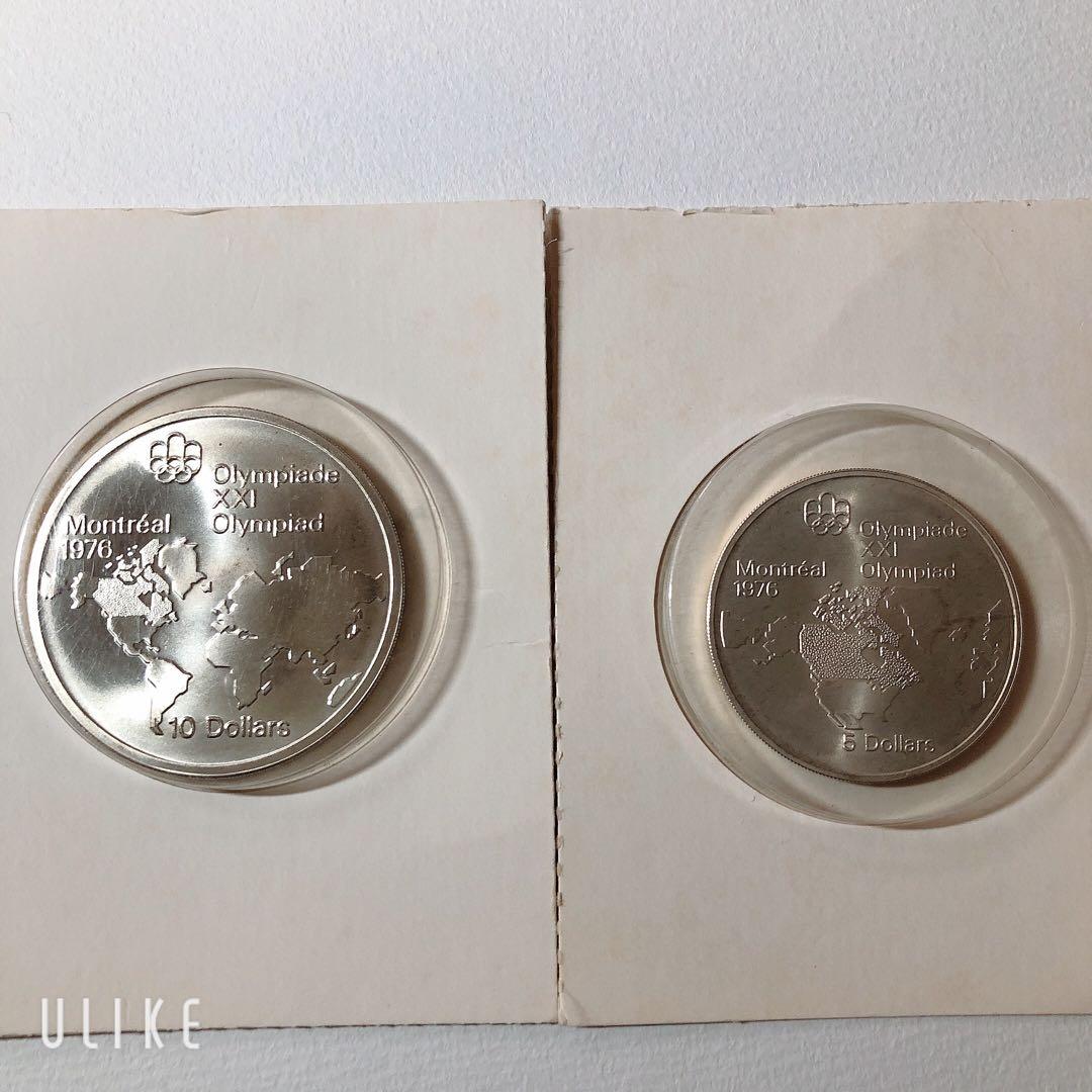 【新品未開封】銀貨　モントリオールオリンピック 記念硬貨セット