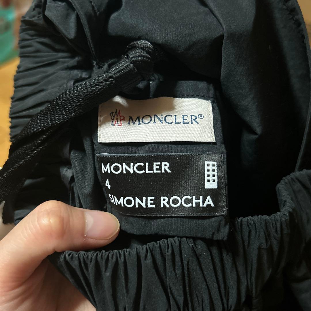 MONCLER 黒 フレアスカート 未使用タグ付き