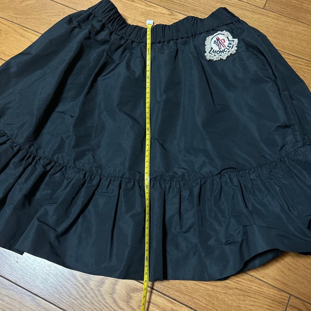 MONCLER 黒 フレアスカート 未使用タグ付き