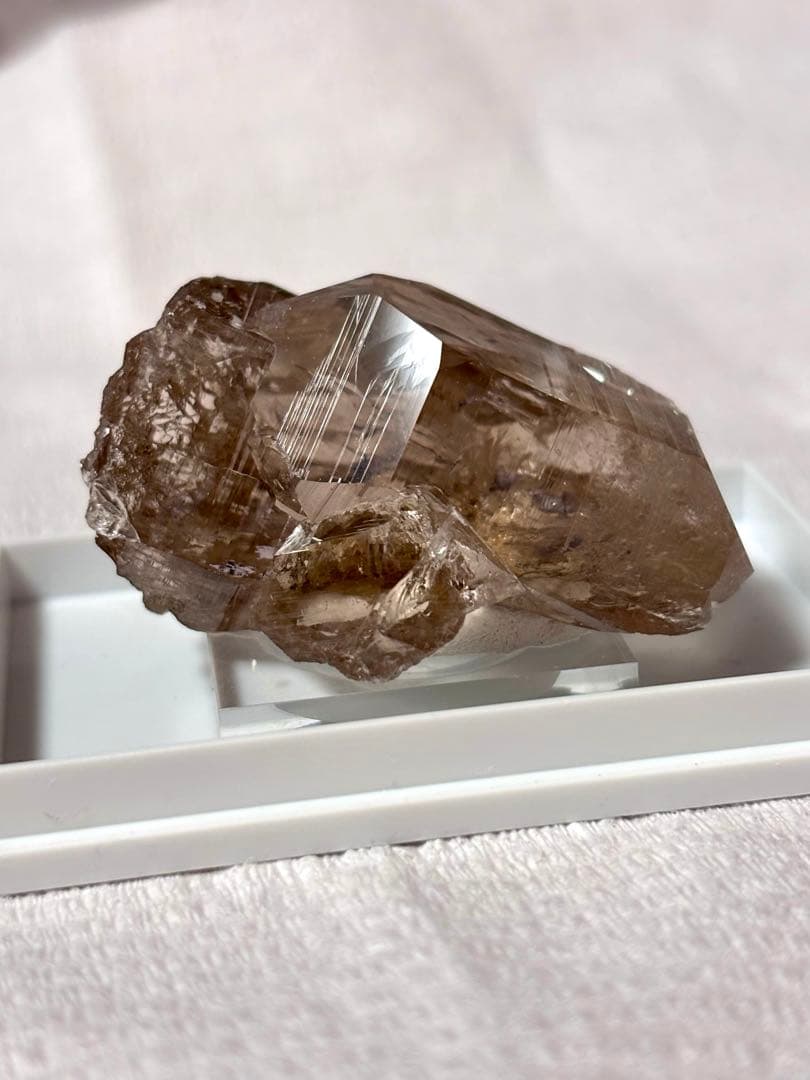 【超希少】アルプス水晶 スモーキークォーツ(スイス産) 煙水晶 鉱物標本