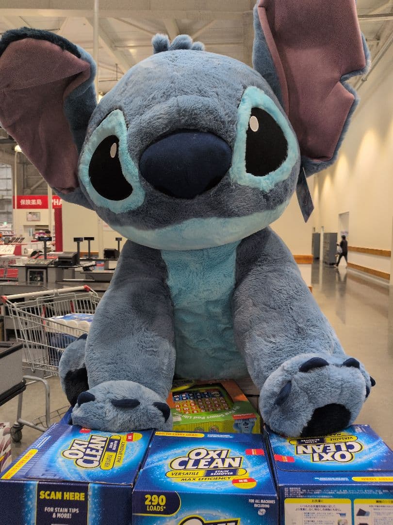 もう残りわずか大きいスティッチぬいぐるみ