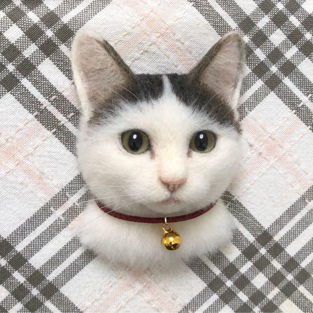 羊毛フェルト 猫 ハンドメイド ミリ