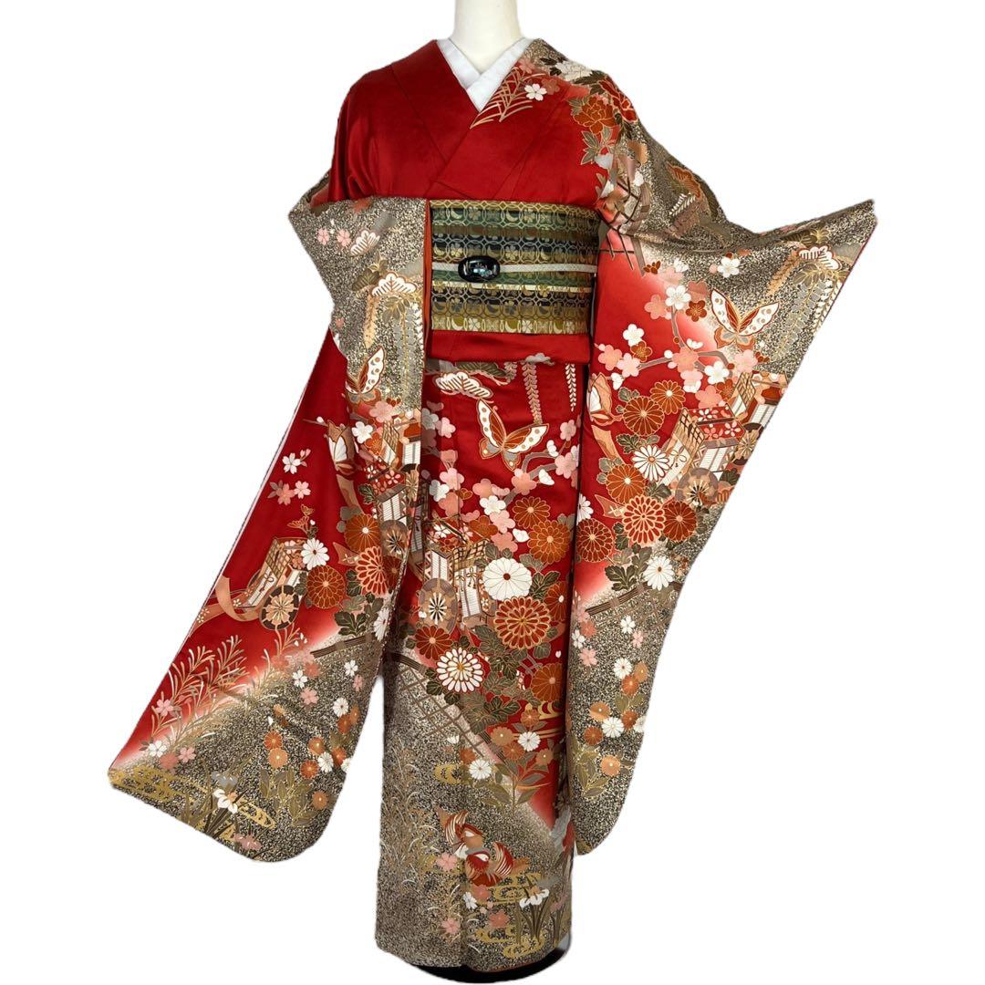 振袖　振り袖　正絹　単品