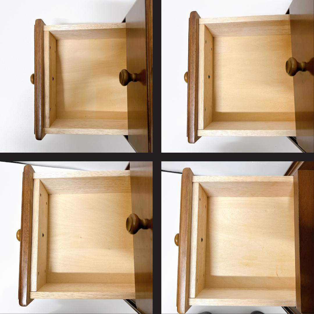 【美品✨送料無料】maruni 電話台 花台 木製 収納家具 チェスト