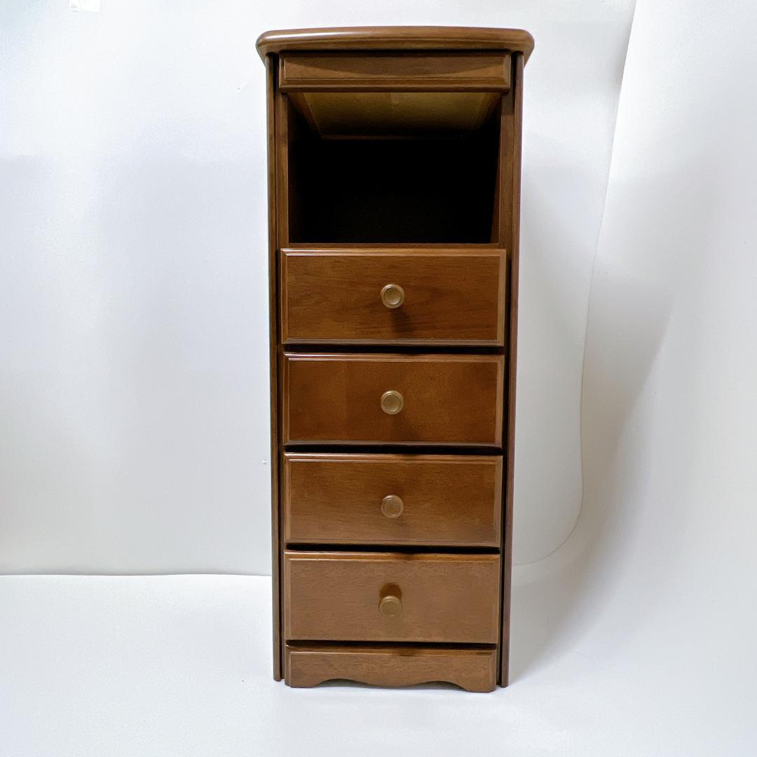 【美品✨送料無料】maruni 電話台 花台 木製 収納家具 チェスト