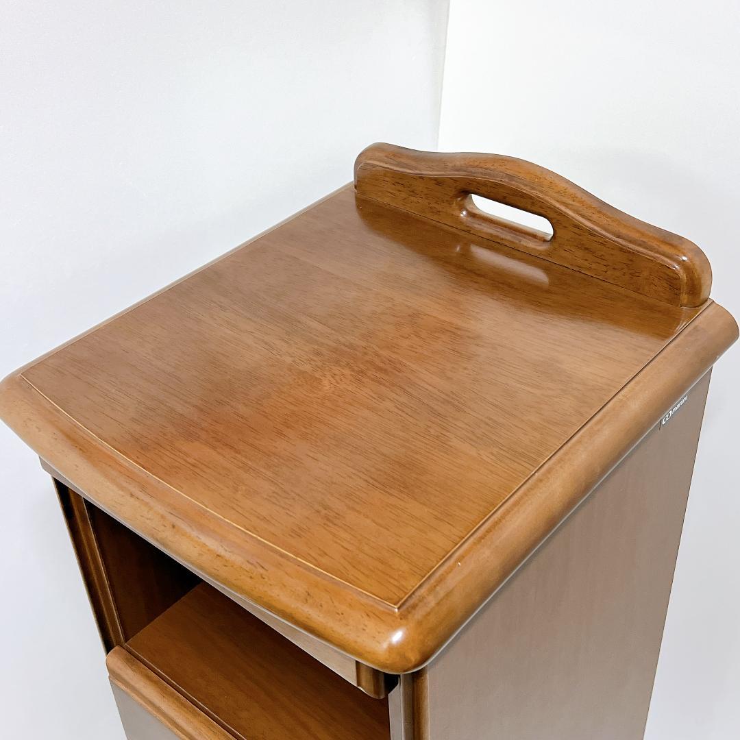 【美品✨送料無料】maruni 電話台 花台 木製 収納家具 チェスト