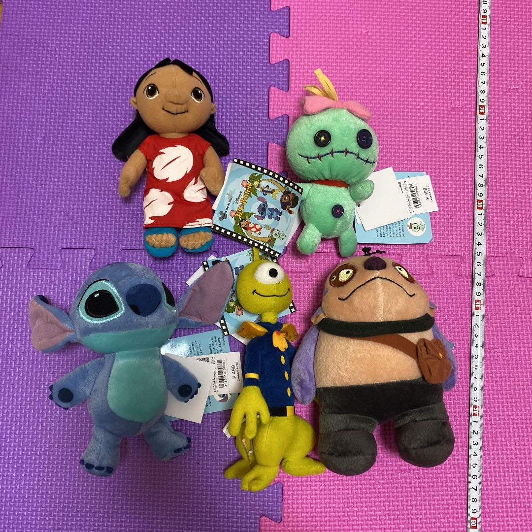 リロ&スティッチ　ディズニーストア　ぬいぐるみセット　レトロ