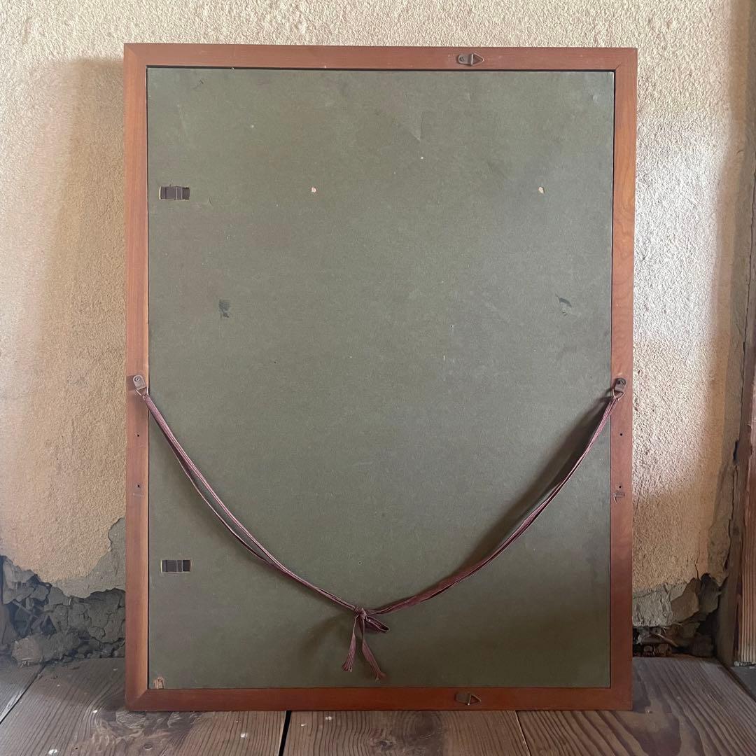 笹島喜平　「吉祥天」　木版画　100/100 師：棟方志功　25.5.3