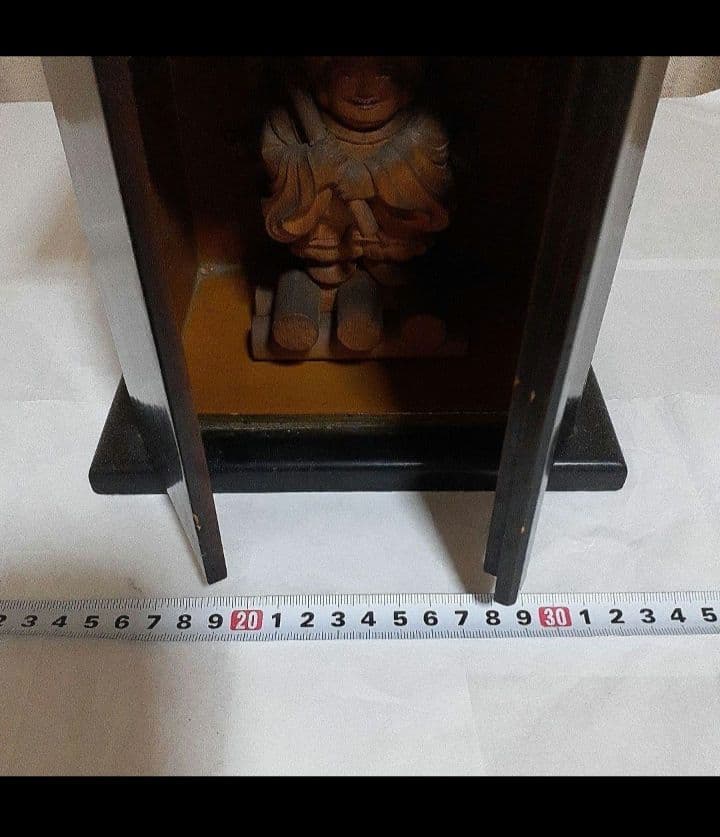 開運出世【三面大黒天像】現世利益　仏像　神像　厨子