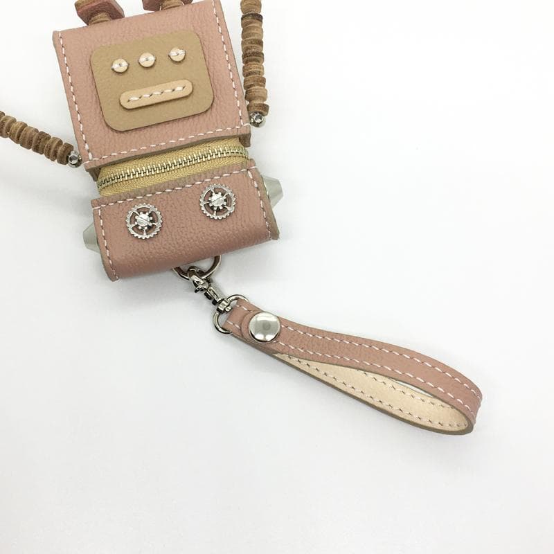 ★本革★ ロボット カード入れ ケース 小銭入れ レザー ハンドメイド