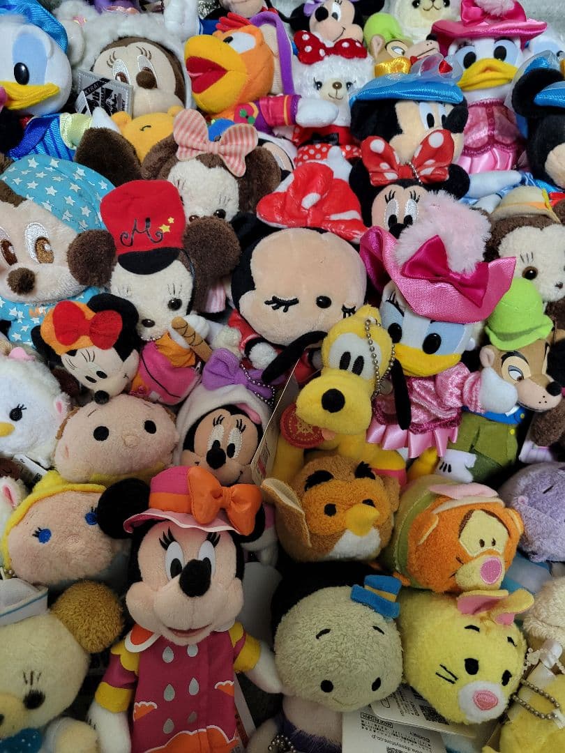ディズニー ぬいぐるみ マスコット キーホルダー 大量 100点　まとめ売り