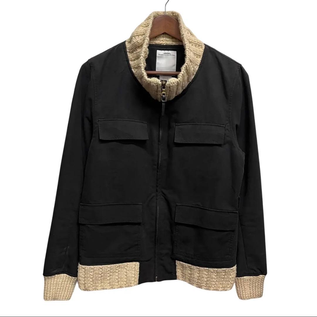 専用 visvim/REDWOOD KNIT COLLAR JKT/ジャケット