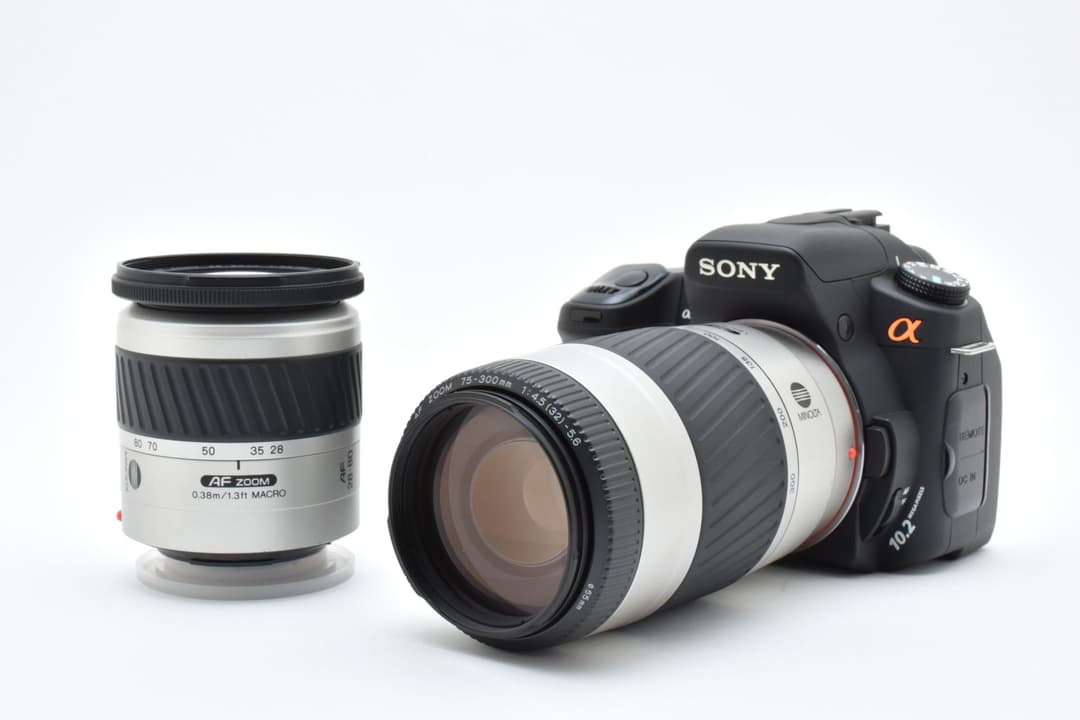 美品 Sony a300 スマホ転送OK ダブルレンズキット #8987