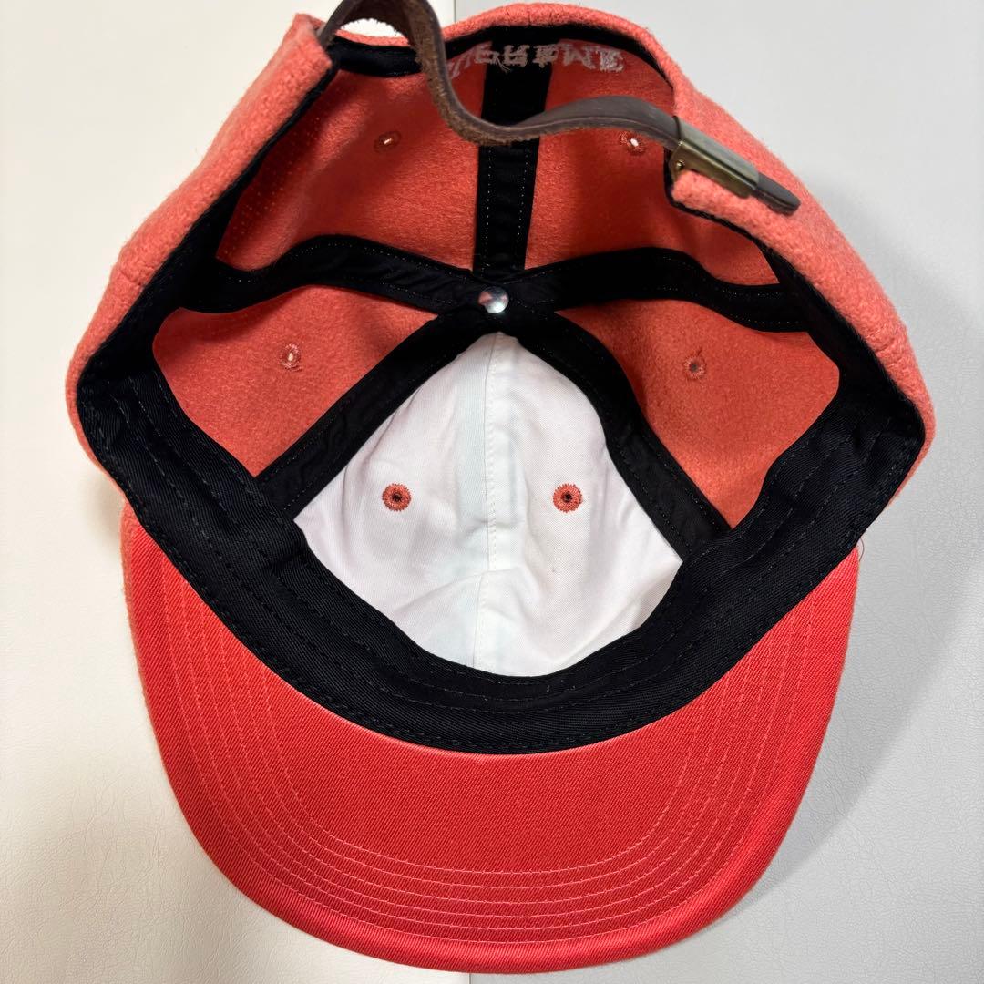 あ*だ様 supreme sロゴ キャップ　帽子　ウール　ダークピンク　ビーニー