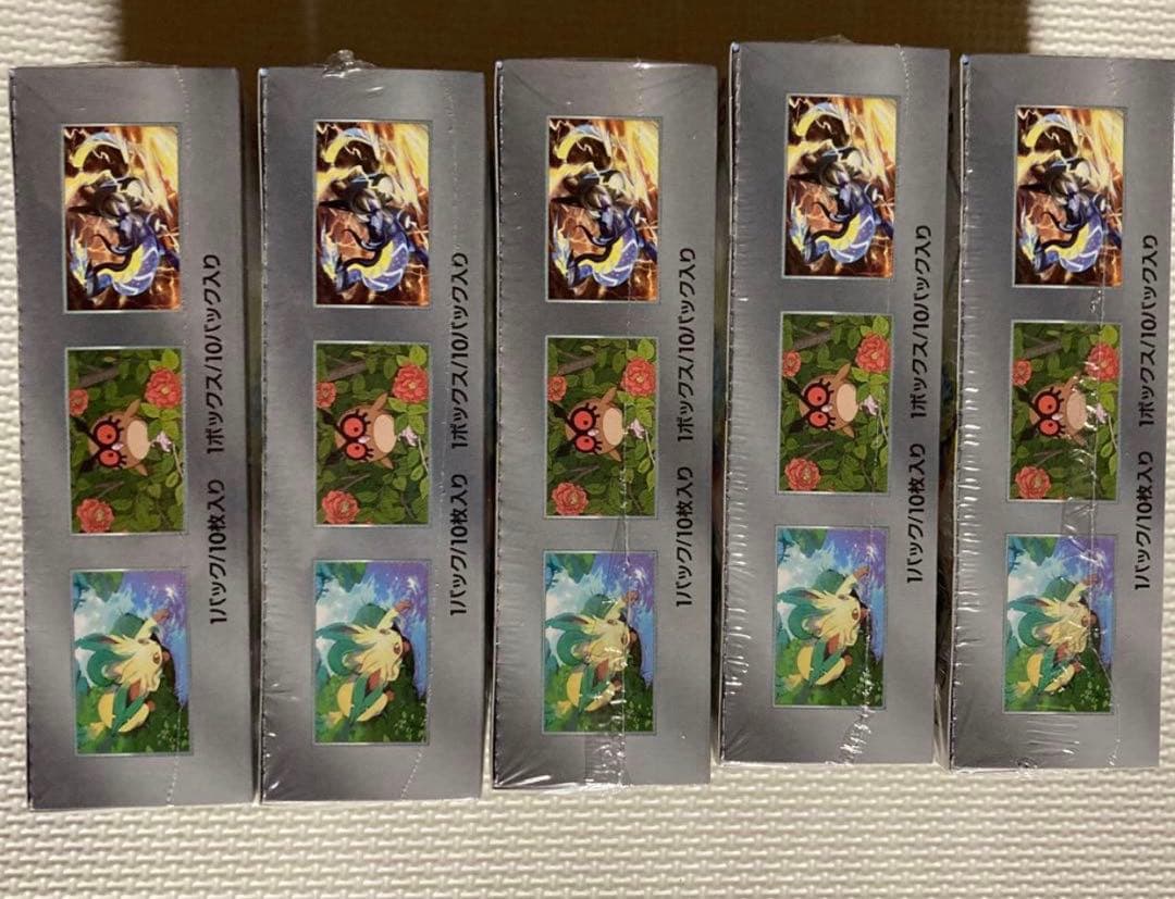 ポケモンカード　シュリンク付き　テラスタルフェスexシュリンク付き5BOX