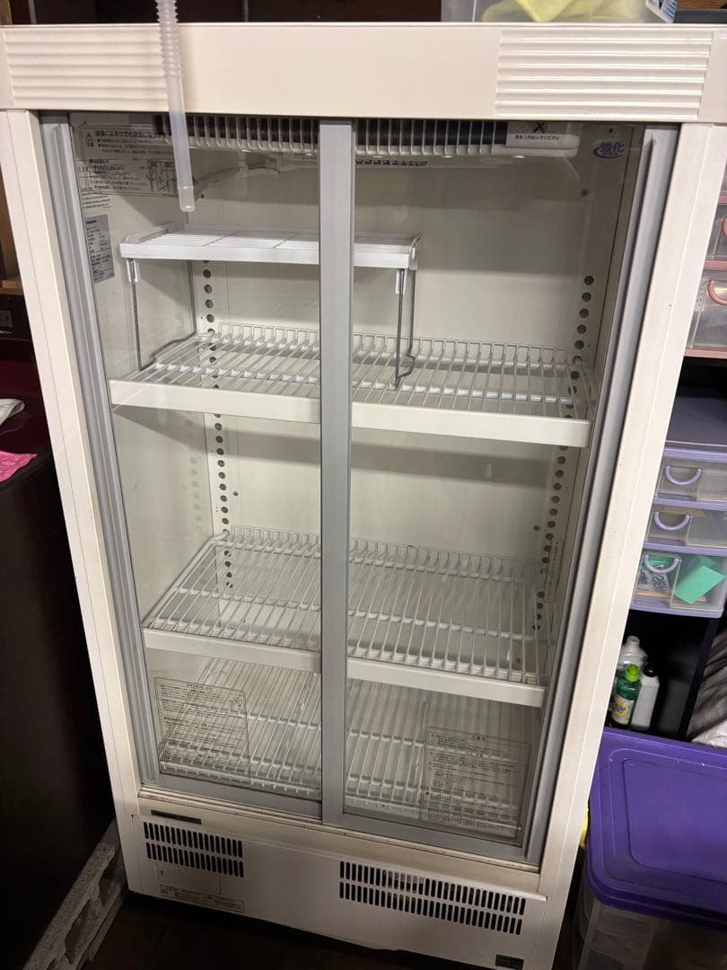 パナソニック　SMR-H129N 冷蔵庫 ガラス扉付き