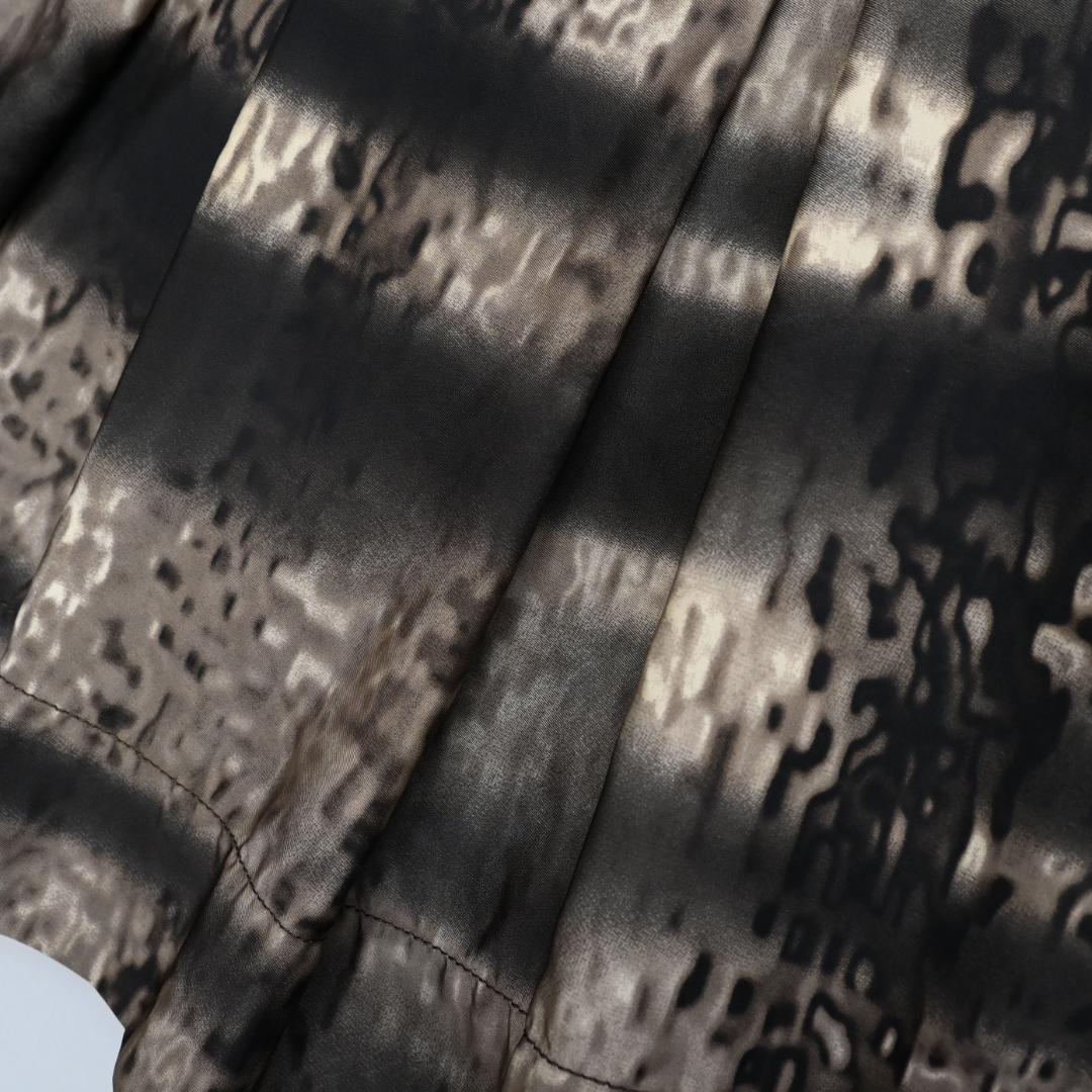 ■ 46407★年 PRADA プラダ 38 スカート ブラウン×マルチ