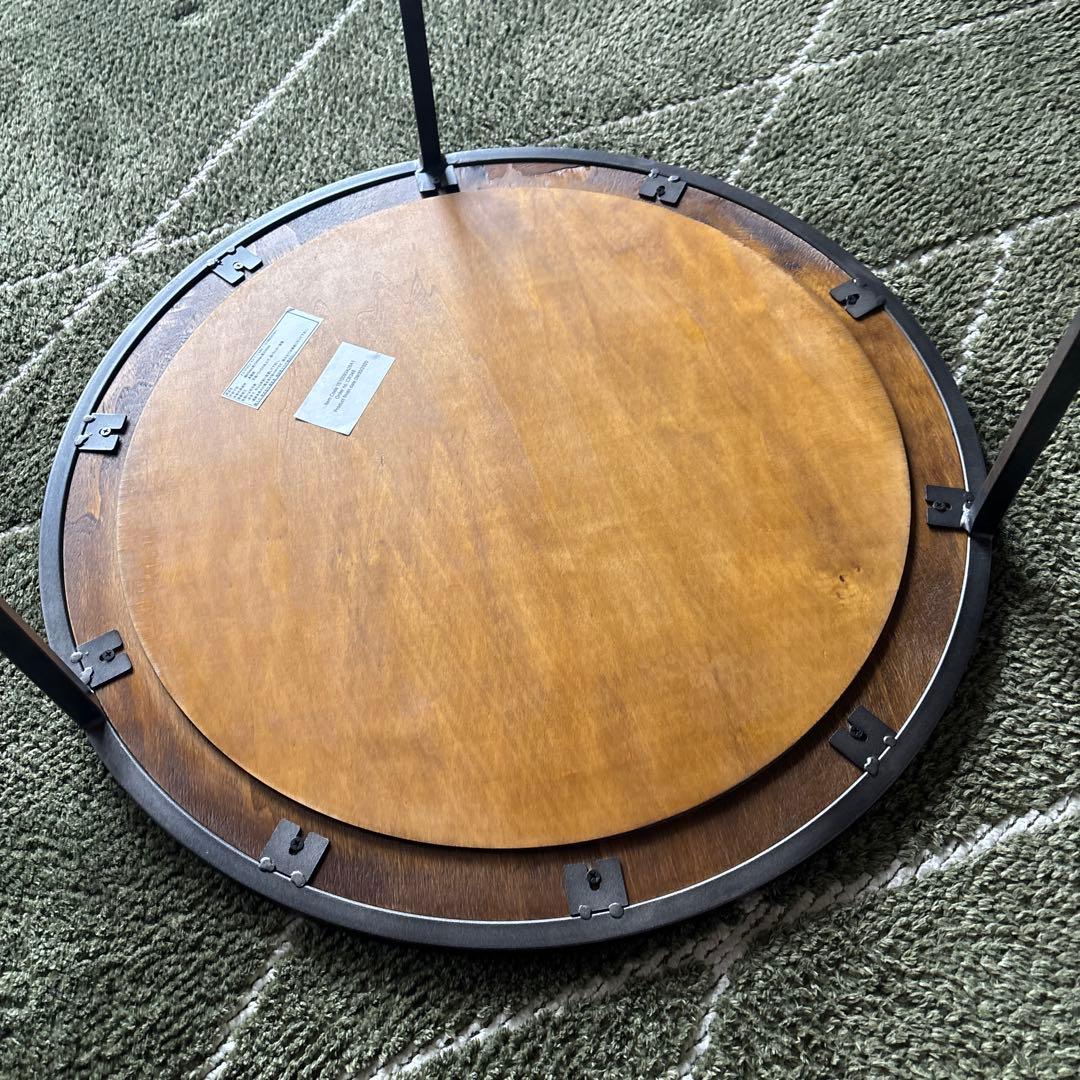 クラッシュゲート　エルマ　サイドテーブル 60cm 真鍮