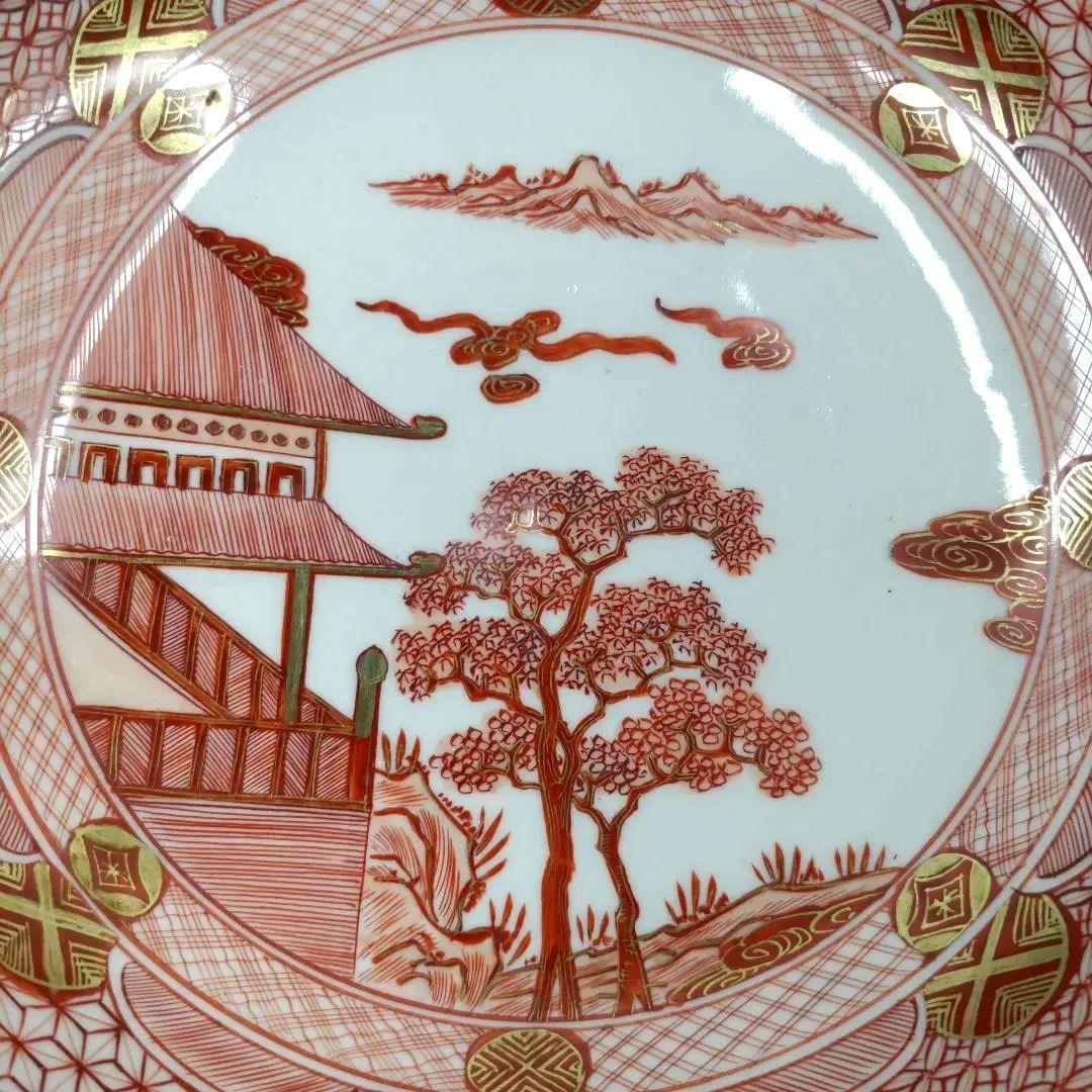 九谷焼　古九谷　金彩　赤絵　三ツ鉢　小鉢　中鉢　大鉢　骨董　希少　明治期