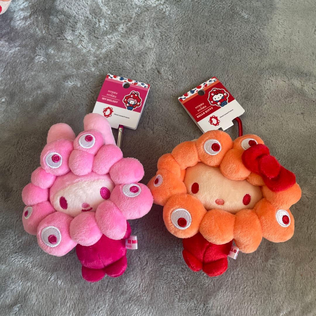 サンリオミャクミャク　キティ・マイメロ　2個セット