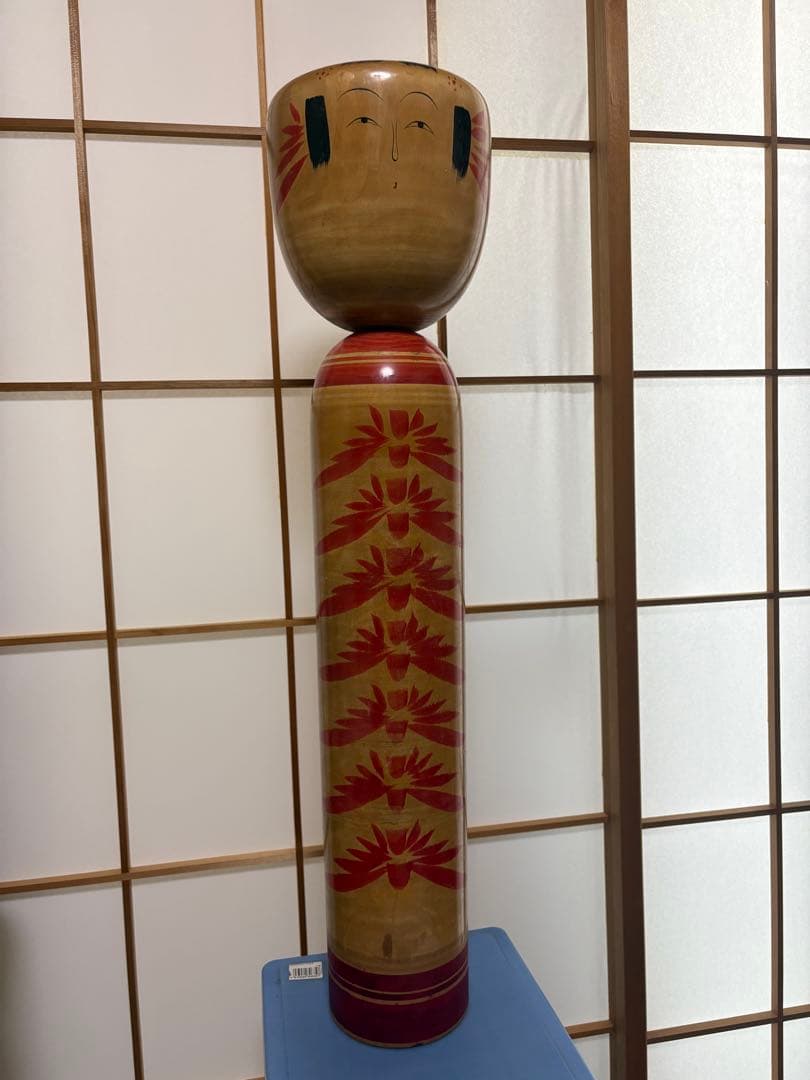 伝統的なこけし巨大人形 約87cm 石山 和夫 作　吉幾三