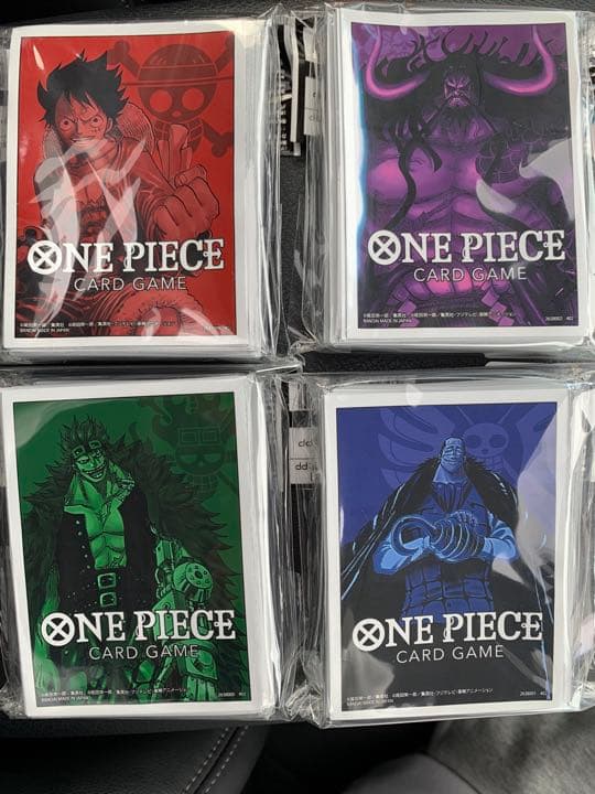 ワンピース カード ゲーム オフィシャル カードスリーブ01  4点セット