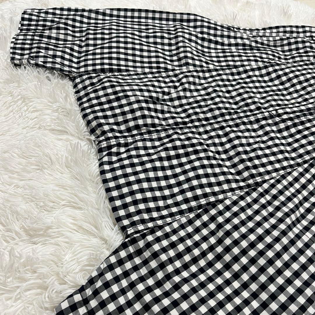 BLACK COMME des GARCONS ギンガムチェック サルエルパンツ