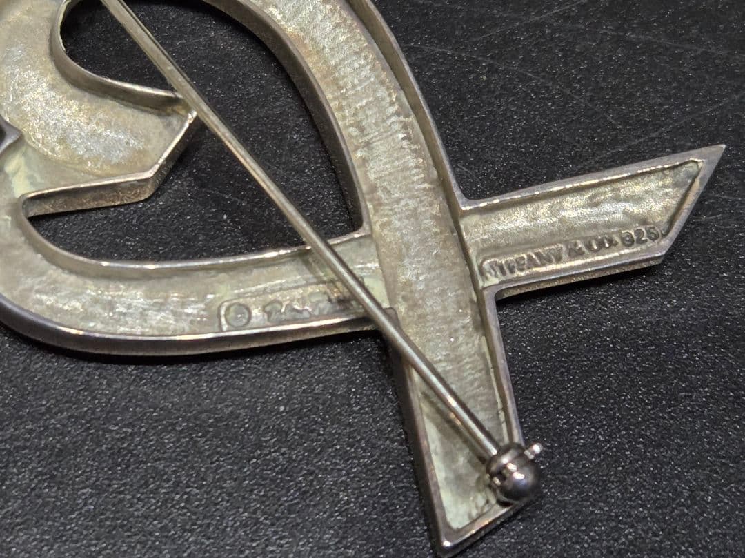 TIFFANY ティファニー ラビングハート ブローチ