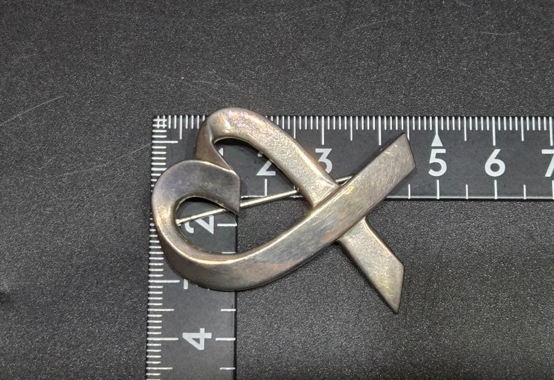 TIFFANY ティファニー ラビングハート ブローチ