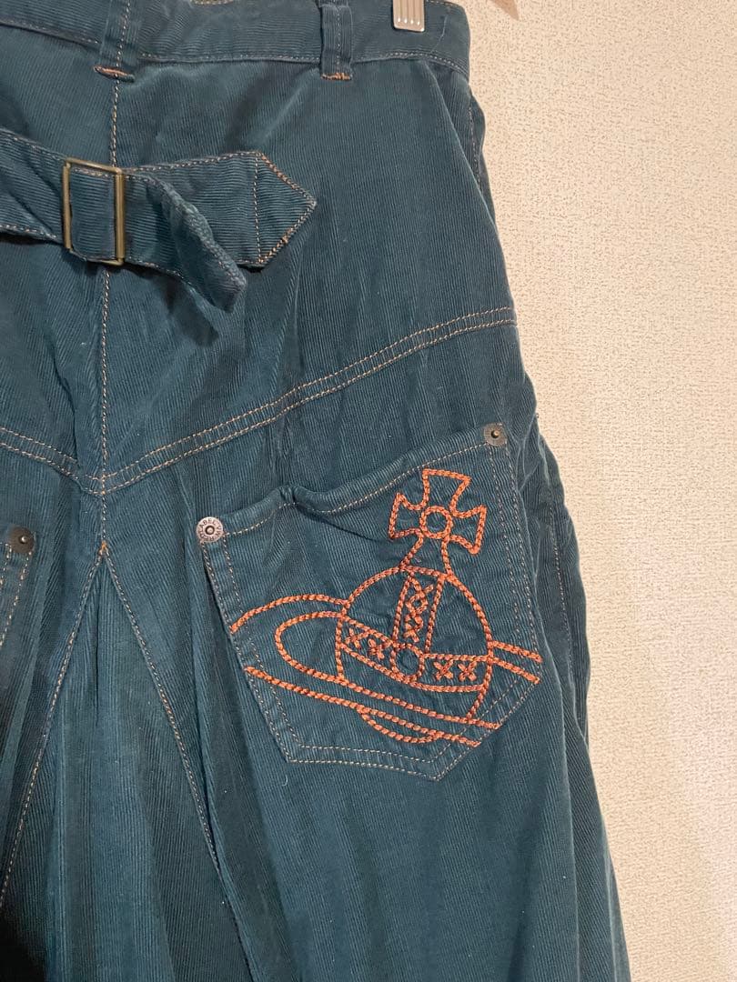 【希少】Vivienne Westwood /BIGオーブ刺繍 サルエル