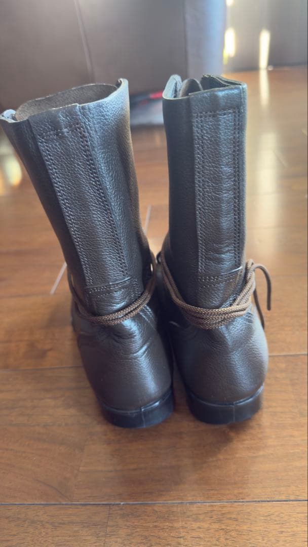 限定値下げ！希少　陸上自衛隊旧型半長靴25.5 スピードレース仕様