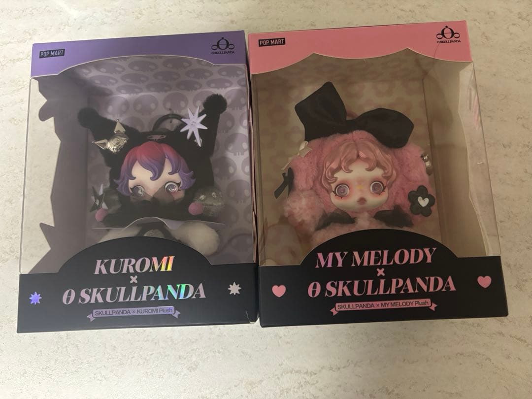 KUROMI & MY MELODY x SKULLPANDA メロクロ