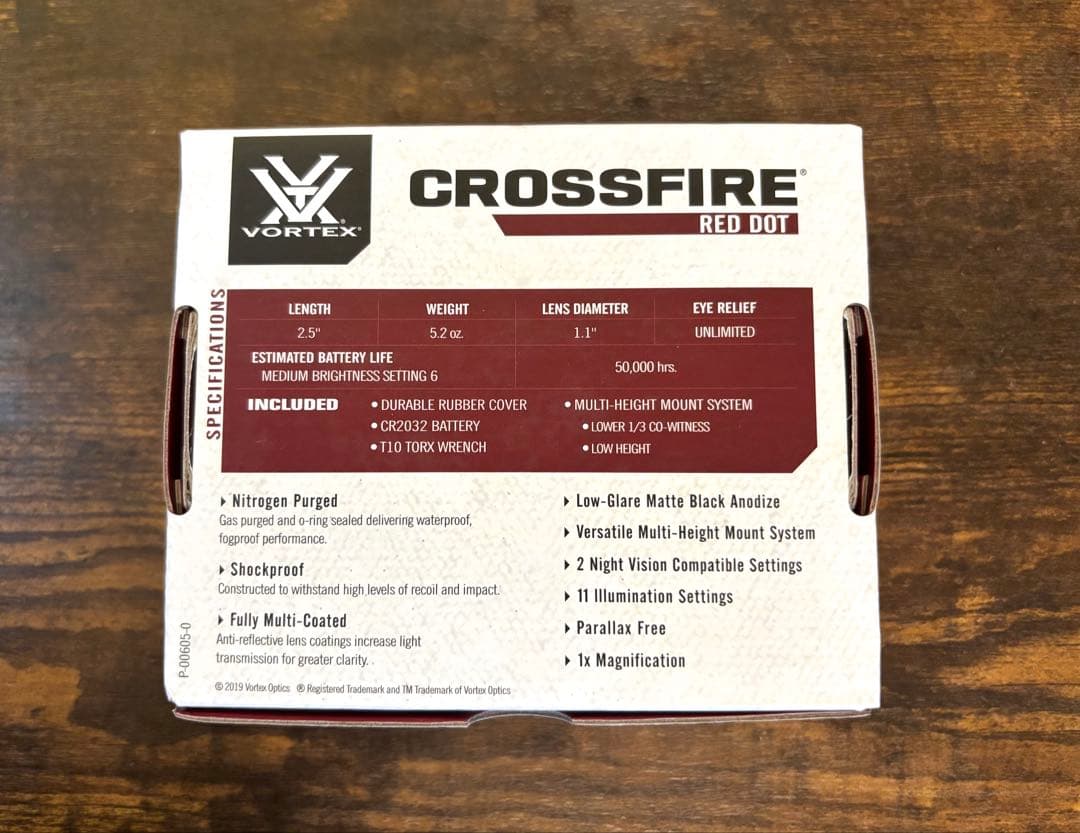 Vortex Crossfire ドットサイト ダットサイト レプリカ