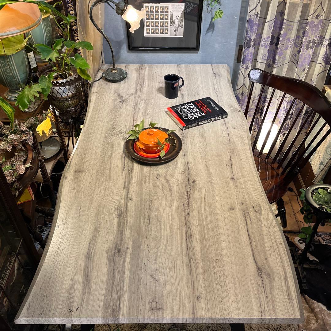 なっちゃん 　天板のみ　インダストリアル系　一枚板風　ダイニングテーブル