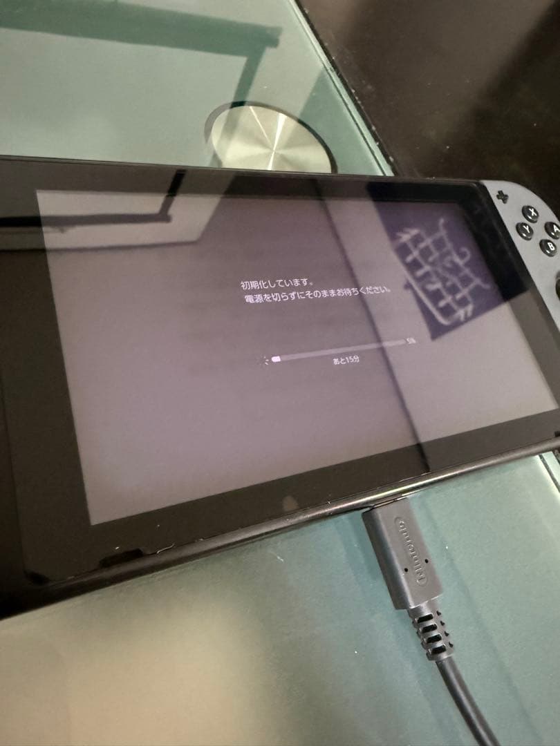 ら*ず様 Switch本体＋SDカード&純正ケース&ハンドル&買い替え左ジョイコ