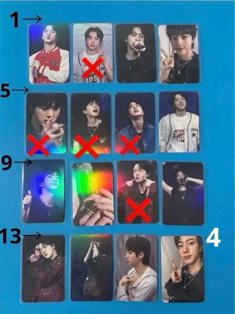 BTS JIN アクリルフォトアルバムキーホルダー2点