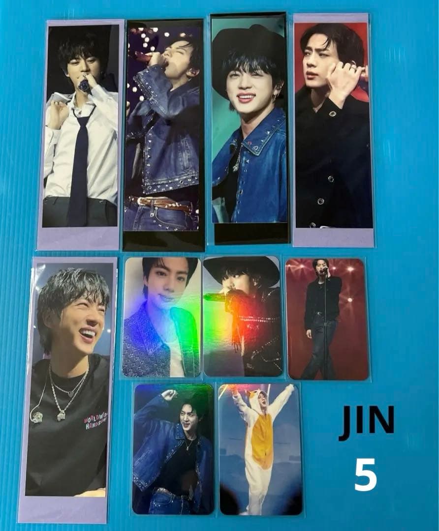 BTS JIN アクリルフォトアルバムキーホルダー2点