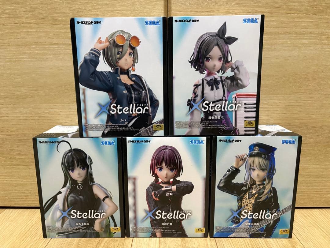 ガールズバンドクライ　フィギュア5体セット