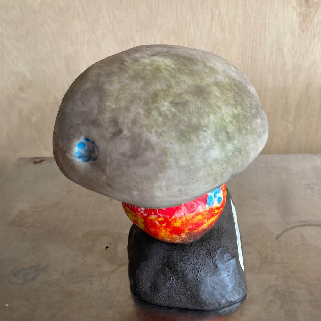 フランス　ビンテージ　毒キノコ模型　アンティーク　理科系