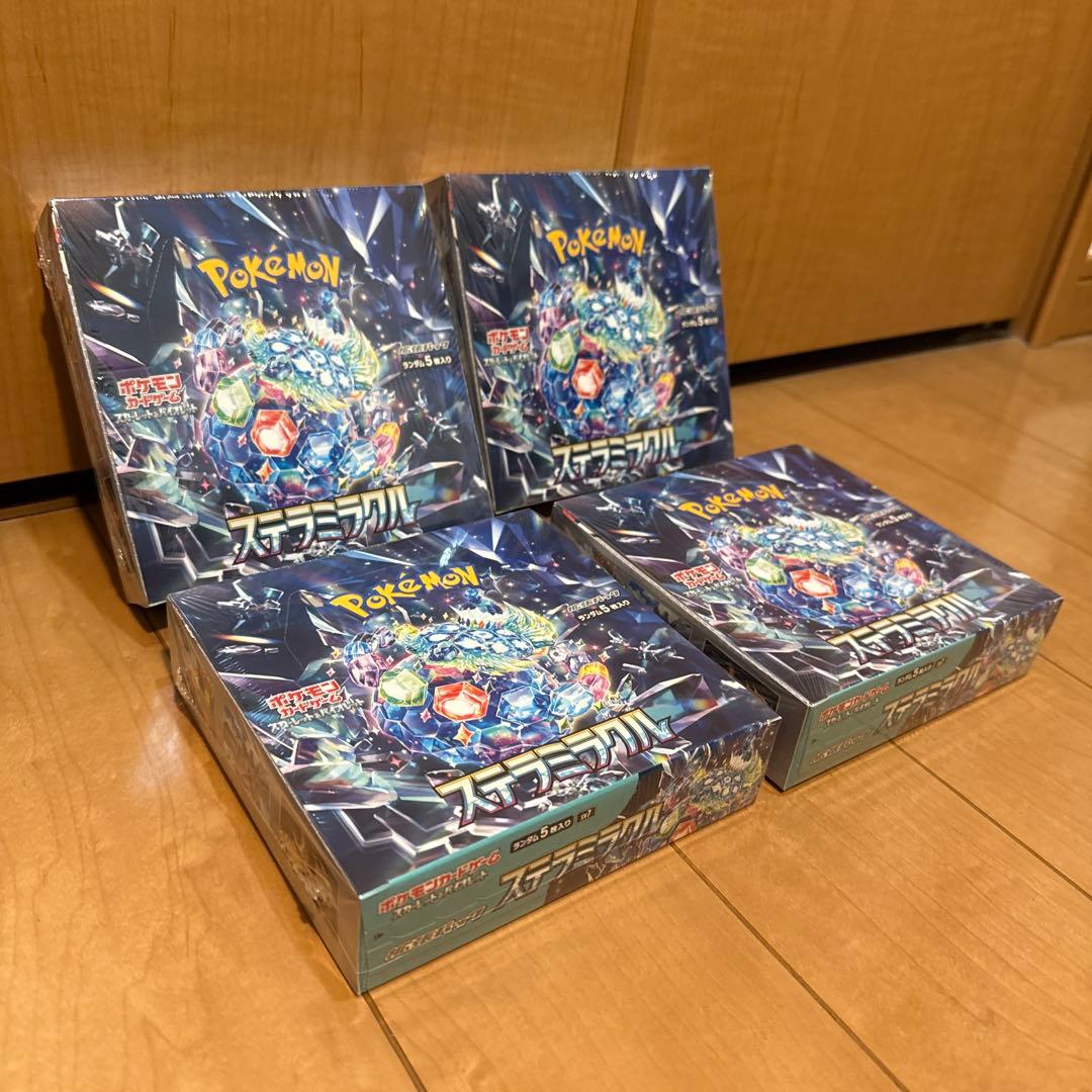 【新品未開封】ステラミラクル　4ボックス　box シュリンク付き ポケカ