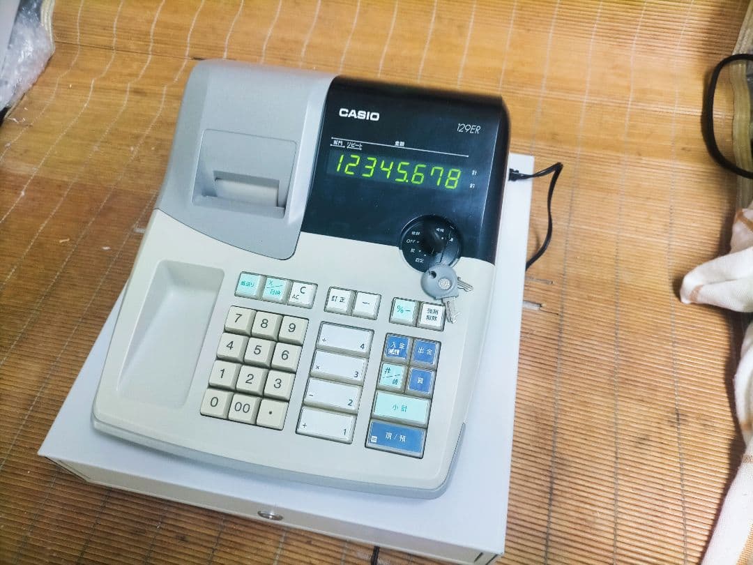 カシオレジスター　129ER　簡単便利特殊　送料込　600068