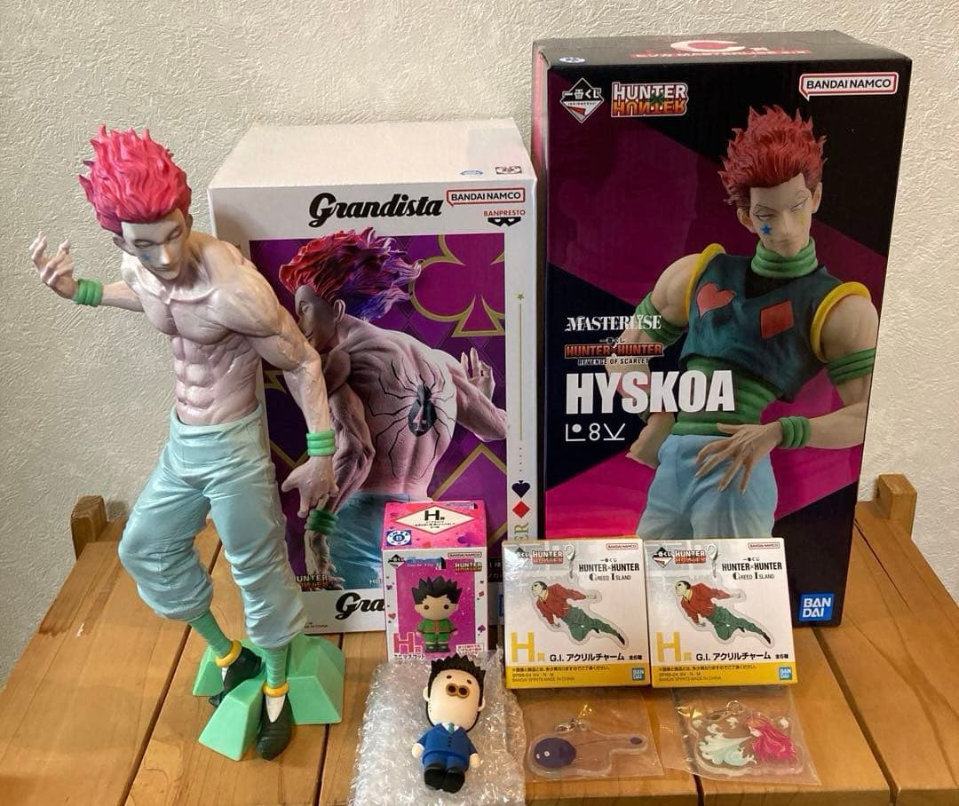 【最終価格】ハンターハンター　一番くじヒソカH賞3点＆Grandista ヒソカ