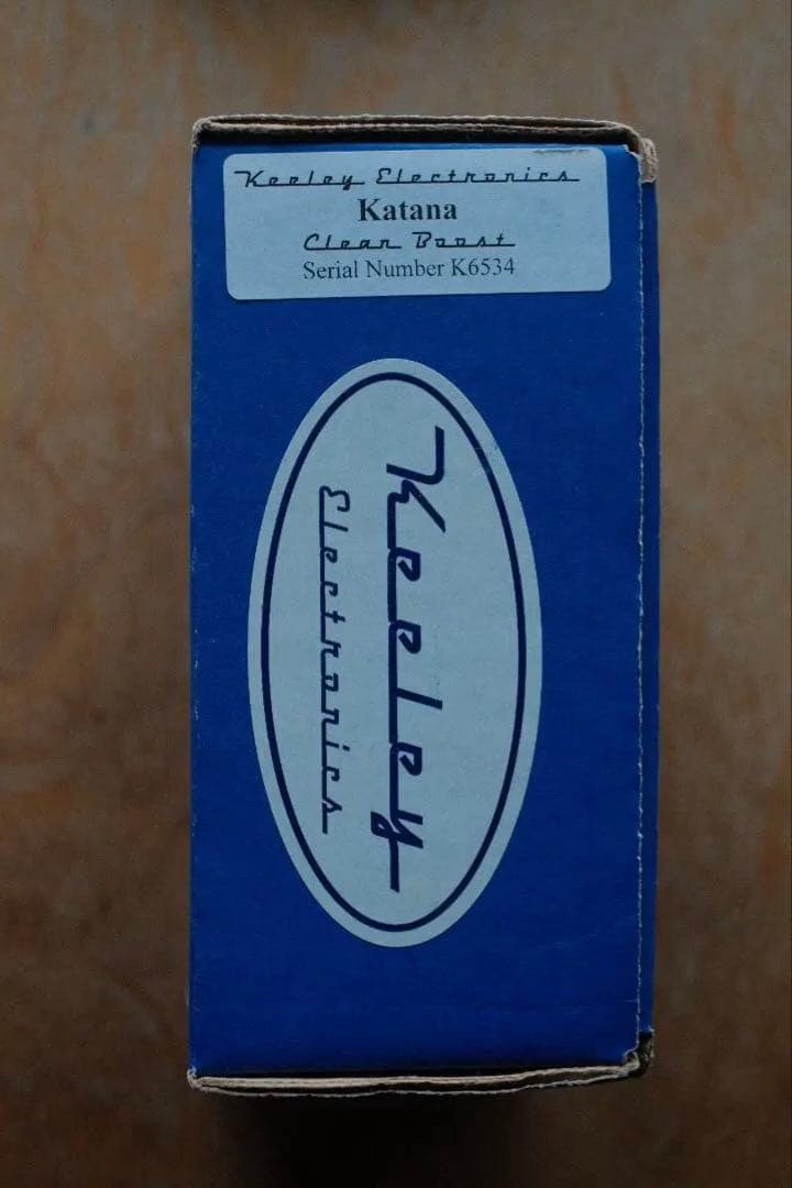 コレクション級！Keeley Katana Clean Boost v1 初期型