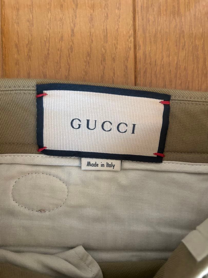 【定価8万円】GUCCI カーキ　チノパン