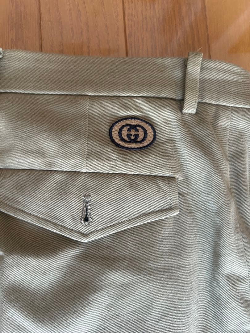 【定価8万円】GUCCI カーキ　チノパン