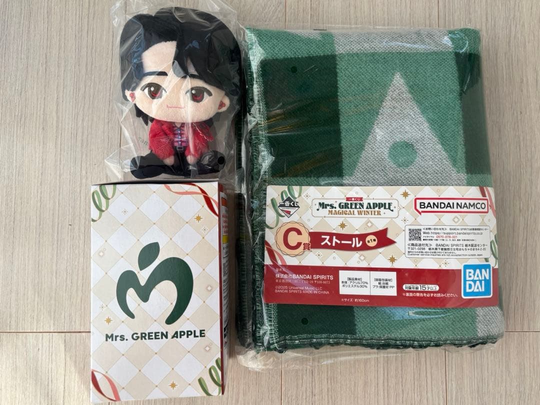 ☺*u様 Mrs. GREEN APPLE 1番くじ　A＆C賞セットぬいぐるみ＆
