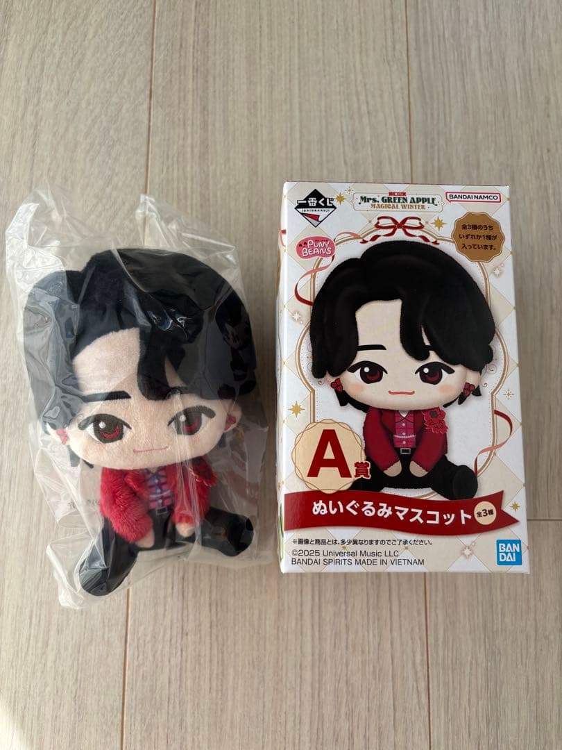 ☺*u様 Mrs. GREEN APPLE 1番くじ　A＆C賞セットぬいぐるみ＆